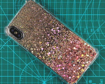 champagne Rose Gold unique Glitter case cover For  Samsung A53 5g case Samsung S22 Plus case Google Pixel 6 Pro 8 Google Pixel 5A 23 15 14