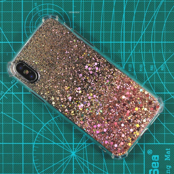 champagne Rose Gold unique Glitter case cover For  Samsung A53 5g case Samsung S22 Plus case Google Pixel 6 Pro 8 Google Pixel 5A 23 15 14