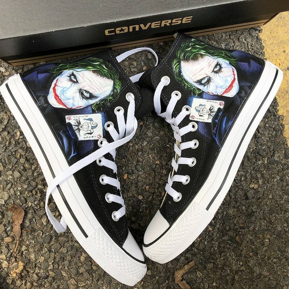 Custom Painted Joker Converse 