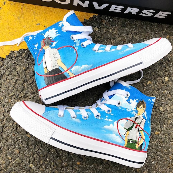 Custom Anime Painted Sneakers Your Name 