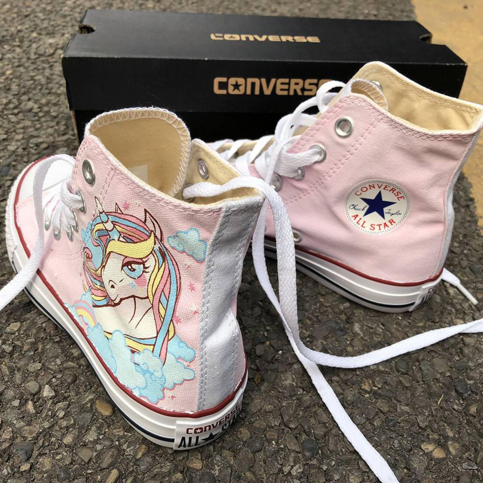 converse licorne fille
