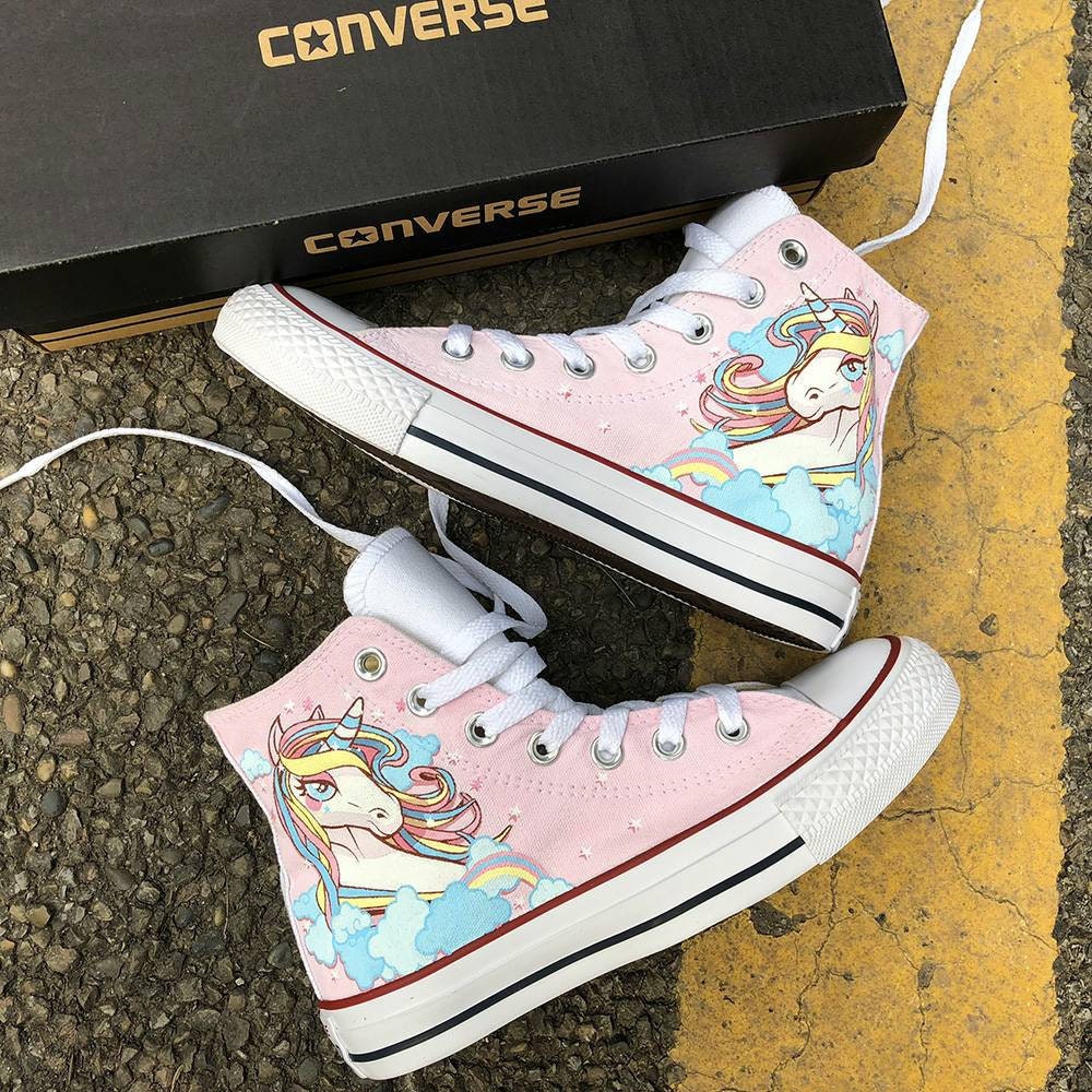 navy converse trainers
