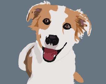 Custom Digital Pet Portrait