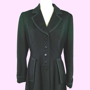 Wool Melton Overcoat in Navy – OVERCOAT