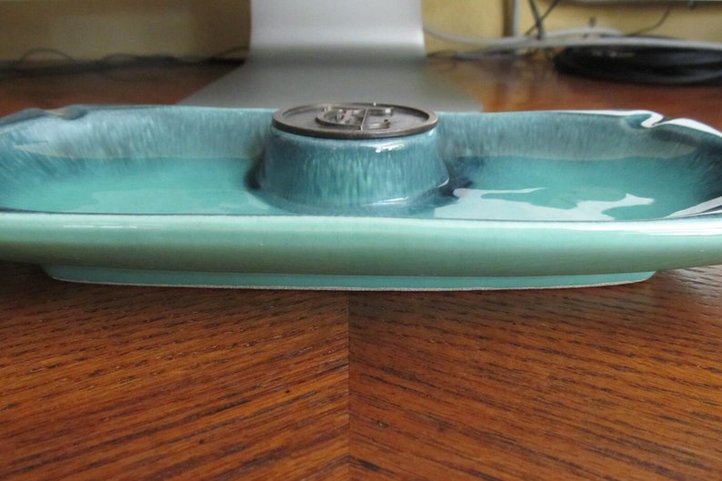 Roseville Pottery Hyde Park Ashtray Iconic of the 40s50s in Etsy