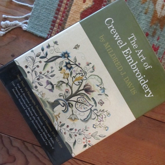The Art of Crewel Embroidery Mildred J. Davis 1965 Bonanza Etsy