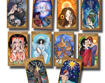 TAROT OF EIRË, Elsa Palmer Tarot - Einzigartig und exklusiv. Limitierte Auflage - Für Tarot-Liebhaber