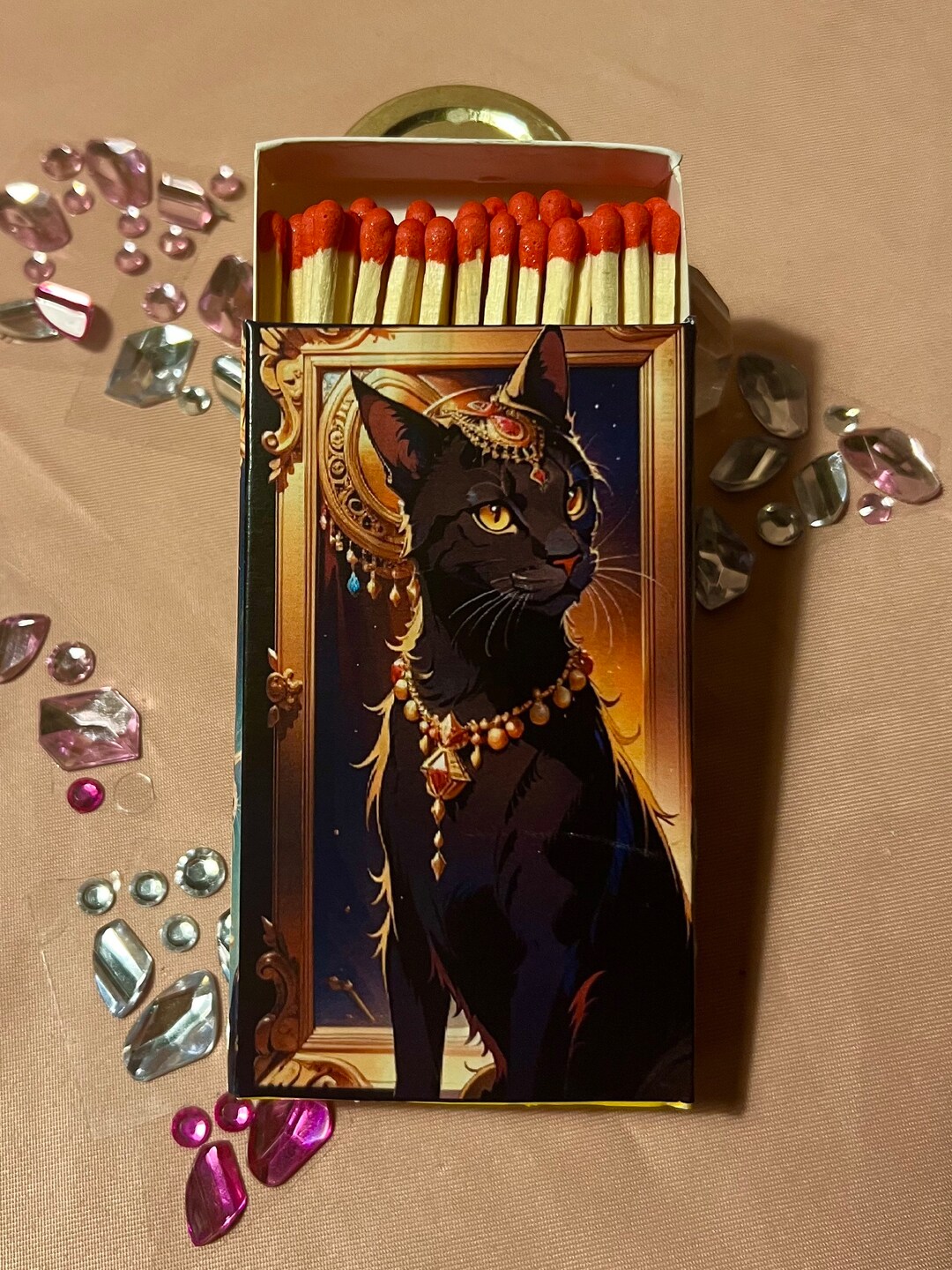 EXHAUSTED. Matchbox. Spell. Magic Matches. Matchbox. Long Matches for