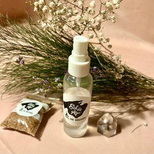 SCHWARZES SALZ-Spray. „Raus hier!“ Ritualisierte Essenz der Reinigung, des Schutzes und der Abwehr des Bösen. Hexensalz