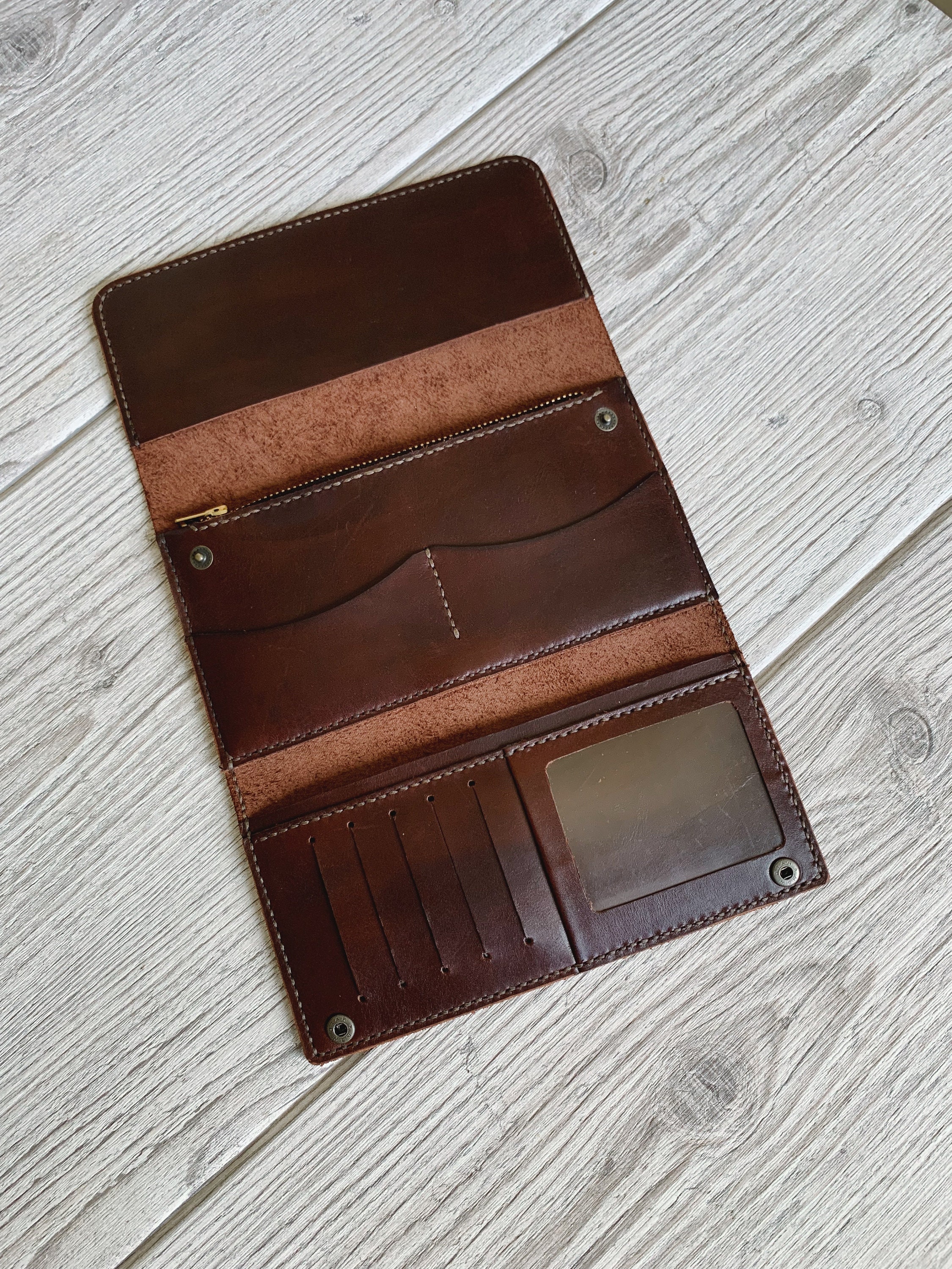 women's trifold checkbook wallet
