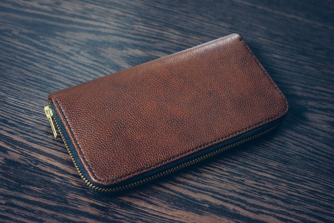 Wallet for Women Leather Wallet Woman Zip Around Wallet Zipper - Etsy