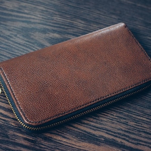 Monedero para las mujeres cartera de cuero mujer Zip alrededor de la cartera de la cremallera cartera personalizada de la cartera de la mujer cartera de cuero para las monedas señoras