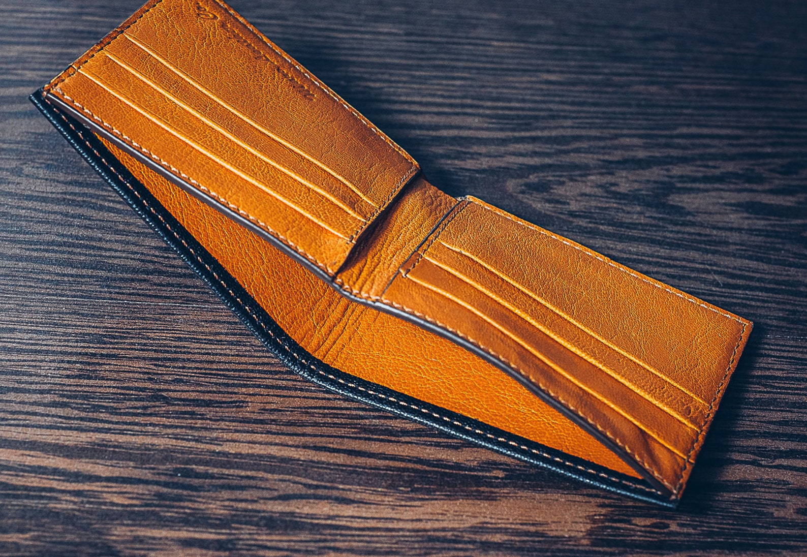 Leather Wallet for Men Personalized Wallet Men Leather Wallet Etsy