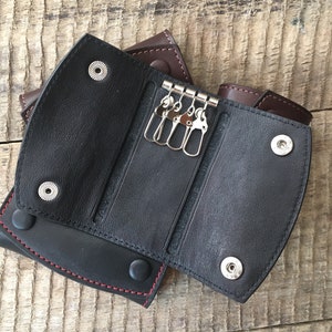 Leather Key Case Leather Keychain Key organizer Custom keychain Leather Key Holder Leather Key Fob Leather key wallet Leather keyring