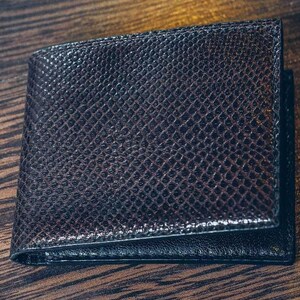 Cartera de cuero para hombres, billetera de tarjeta de crédito, billetera minimalista