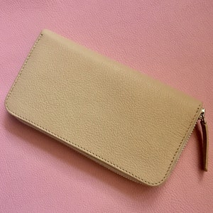 Monedero para las mujeres cartera de cuero mujer Zip alrededor de la cartera de la cremallera cartera personalizada de la cartera de la mujer cartera de cuero para las monedas señoras