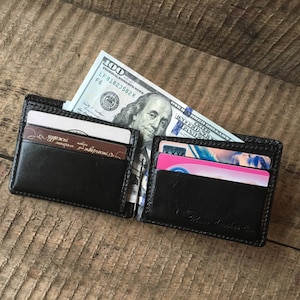 Clip in pelle denaro clip denaro clip portafoglio denaro Clip Wallet fermasoldi soldi clip in pelle portafogli Monogram clip inciso Fermasoldi