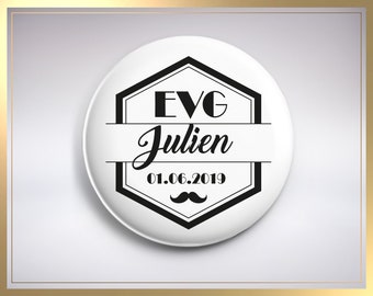 Customizable Stag Do Badge, Best Man Badge, Dad Badge, Godfather Badge
