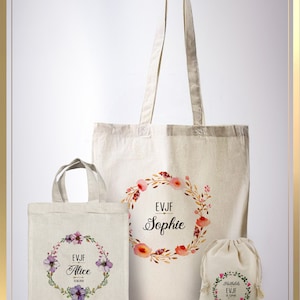 Tote Bag Témoin, Sac témoin, Kit témoin, Tote Bag Mariage, Tote bag demoiselle d'honneur, cadeau mariage image 4