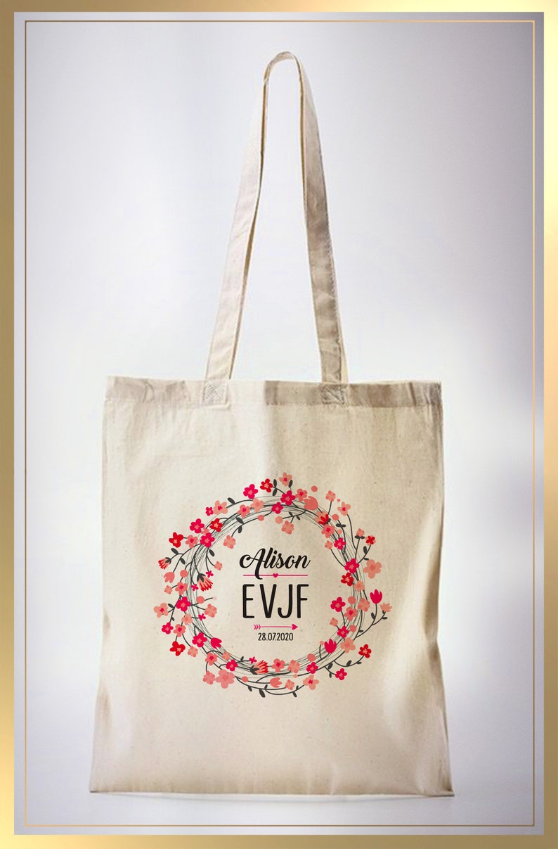 EVJF tote bag, EVJF bag, EVJF pouch, Witness Tote Bag, EVJF Kit, Wedding Tote bag, EVJF gift image 6