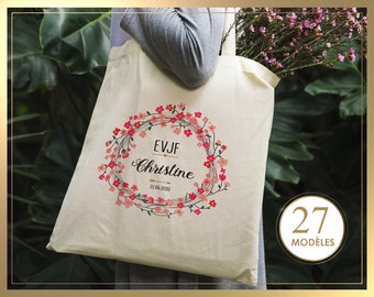 Tote bag EVJF, sac EVJF, pochon evjf, Tote Bag Témoin, Kit evjf, Tote bag mariage, cadeau evjf