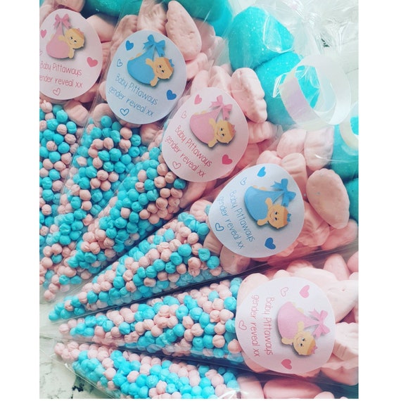 pink sweets for baby shower