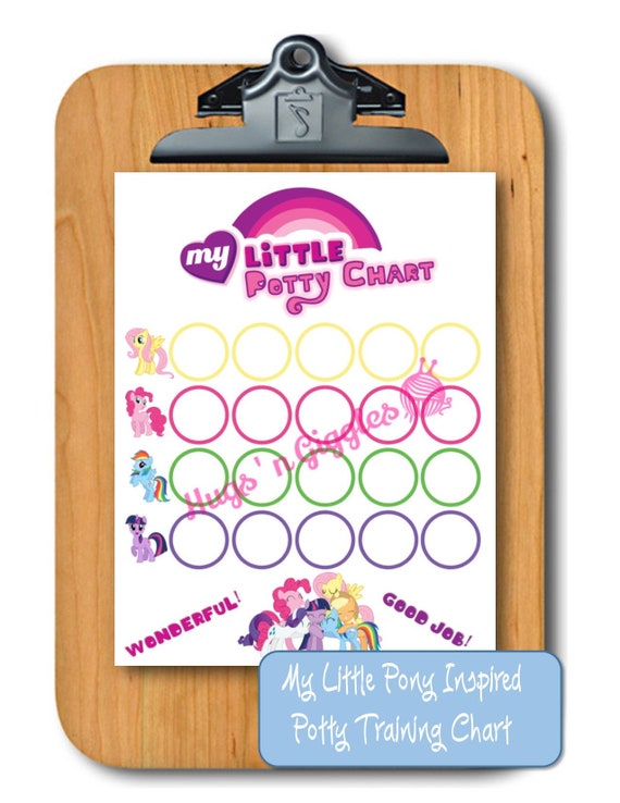 My Little Pony Potty Training Chart