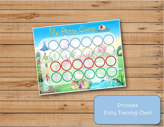 Disney Princess Potty Training Reward Chart