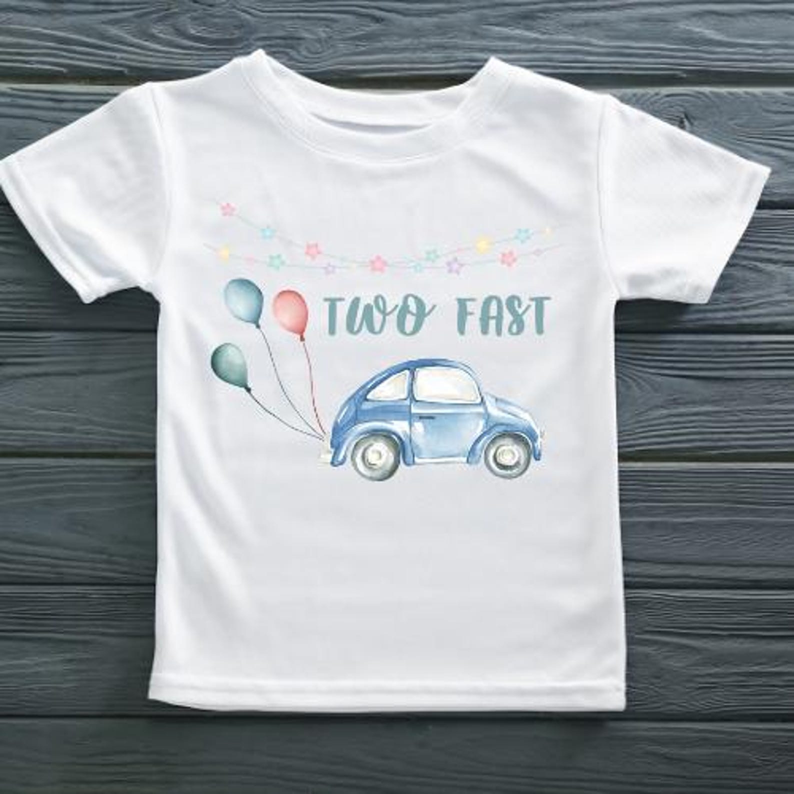 TWO Fast Svg 2nd Birthday Sublimation PNG File TWO Fast File Two Fast ...