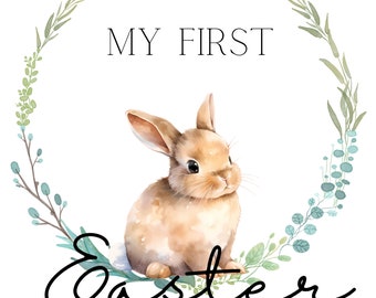 My first Easter svg, My 1st Easter pngg, Easter bunny svg, Resurrection Day svg, Baby Easter png, Baby girl Easter outfit, Baby boy Easter
