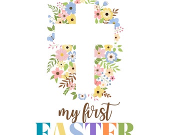 My first Easter svg, My 1st Easter pngg, Easter bunny svg, Resurrection Day svg, Baby Easter png, Baby girl Easter outfit, Baby boy Easter
