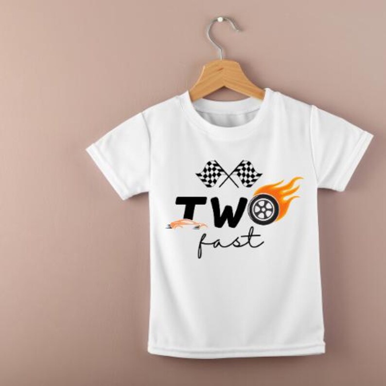 TWO Fast Svg 2nd Birthday Sublimation PNG File TWO Fast File Two Fast ...