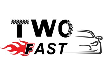 Due veloci auto da corsa per il secondo compleanno in formato SVG e PNG, maglietta per il secondo compleanno (download digitale)