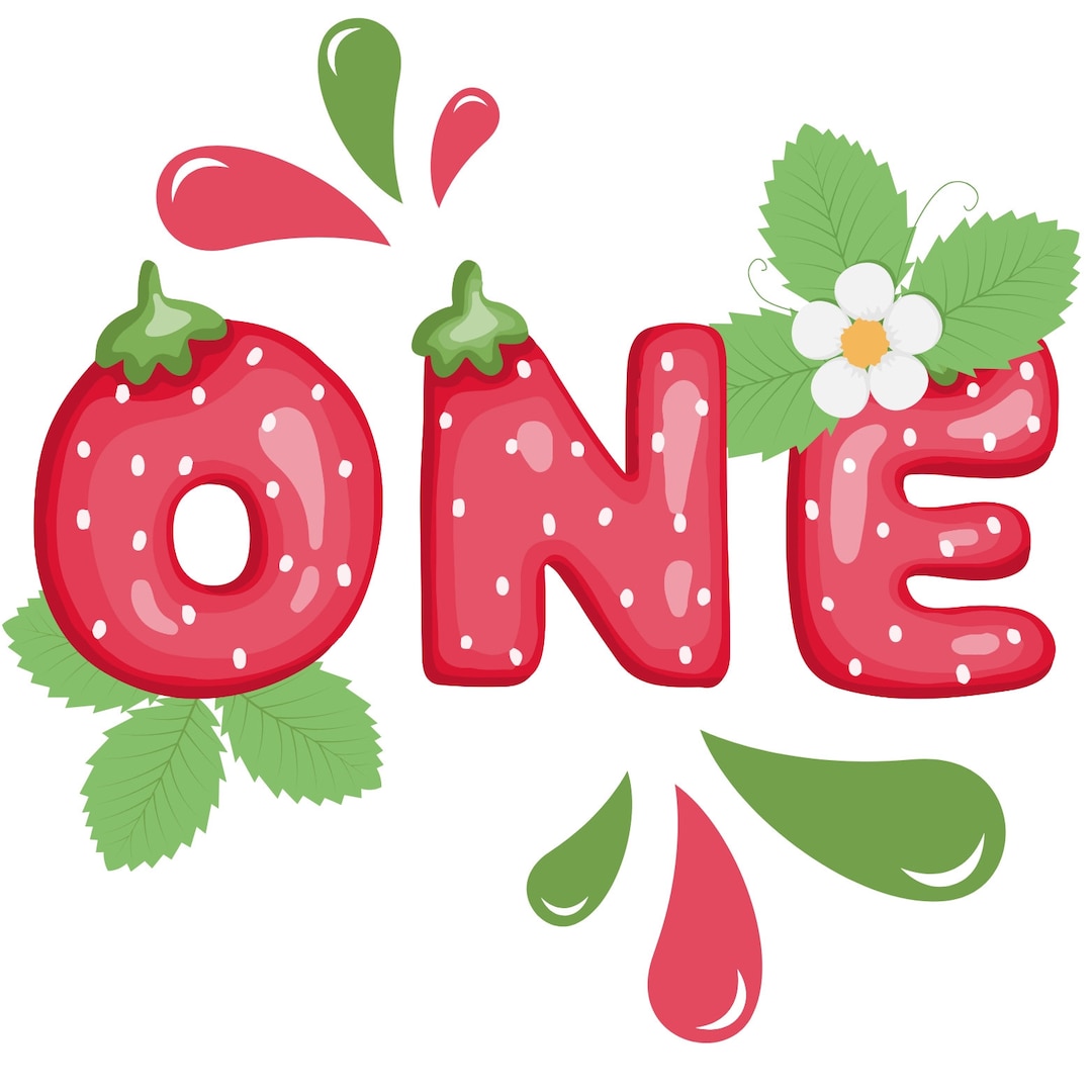 Berry First Birthday Svg