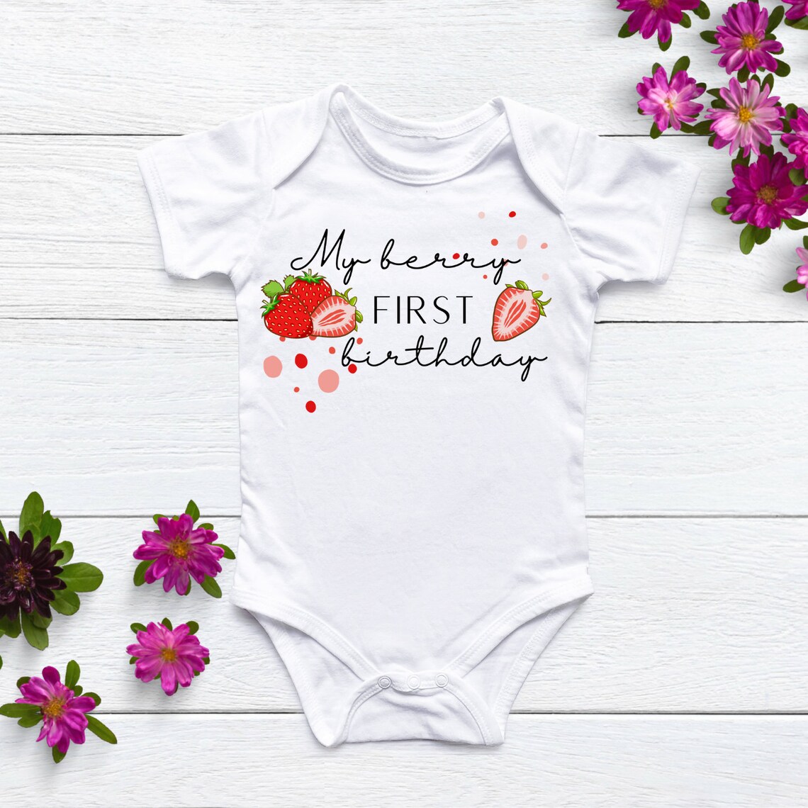 Berry Birthday Svg My Berry First Birthday Png, Berry Birthday Theme