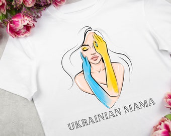 Ukrainian mama, Ukrainian girl, Ukrainian shirt, Ukrainian t-shirt, Ukrainian gifts, Ukrainian souvenirs, Ukrainian flag, Ukraine