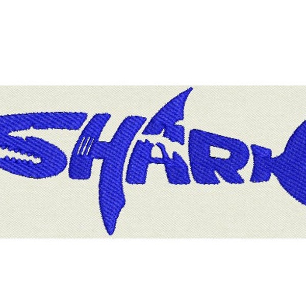 Shark Logo for Embroidery Machines