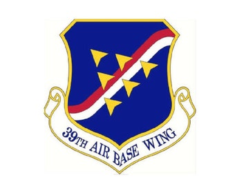 39th Air Base Wing Digitizing For Embroidery machines  ( checked)