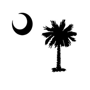 South Carolina flag digitizing  for embroidery machines pes  dst sew xxx  emb hus  and pdf