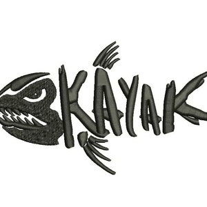 KAYAK logo  for embroidery machines