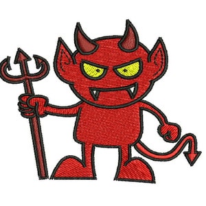 Red Devil design for embroidery machines   Pes dst xxx hus vip  and pdf  (TESTED)