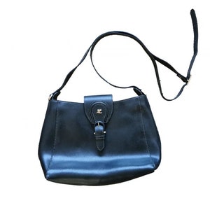 Courrèges - Mini Loop X Shoulder Bag in Black Courreges