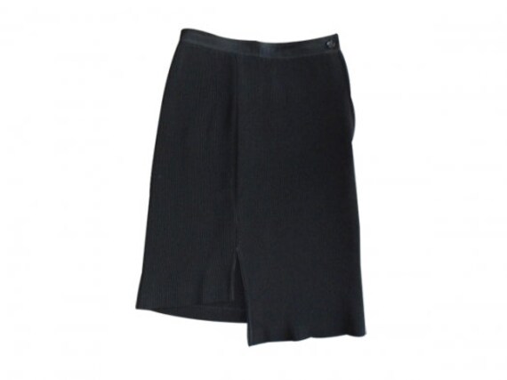 Vintage 1990s, COMME DES GARCONS* Black Pleated Skirt, S