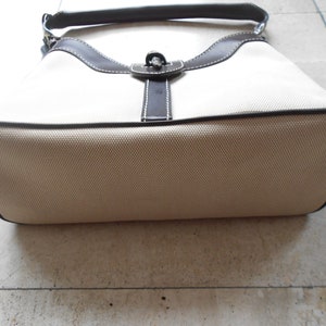 Sac femme toile et cuir Valentino vintage, Business Style