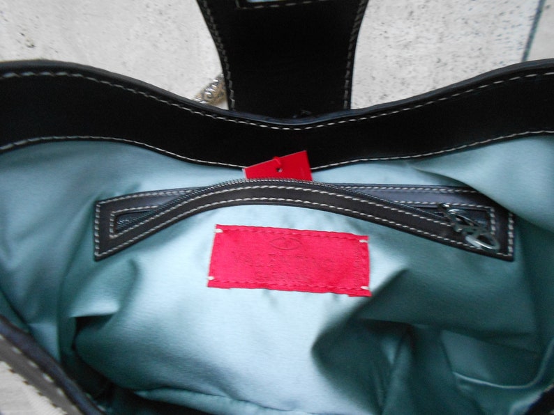 Sac femme toile et cuir Valentino vintage, Business Style