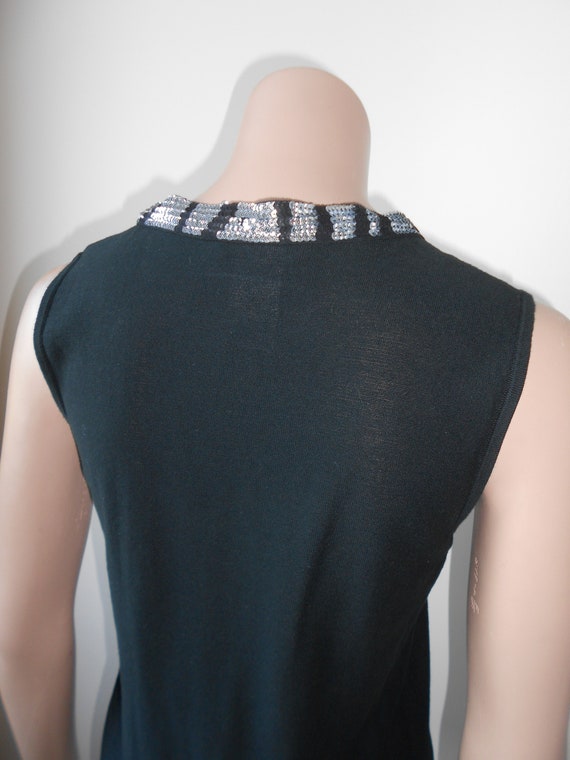 Vintage 1990s, Sonia Rykiel* black cotton blouse,… - image 7