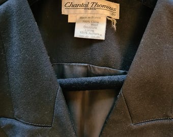 ヴィンテージ 1980 年代、CHANTAL THOMASS* レディース ブラック 