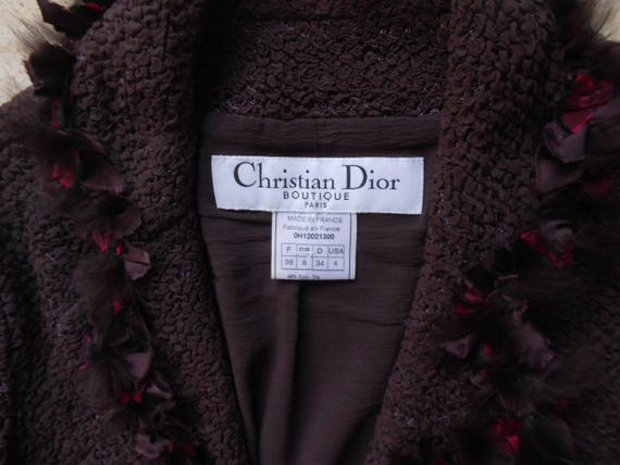 Vintage 1990, Christian DIOR* purple silk female … - image 2