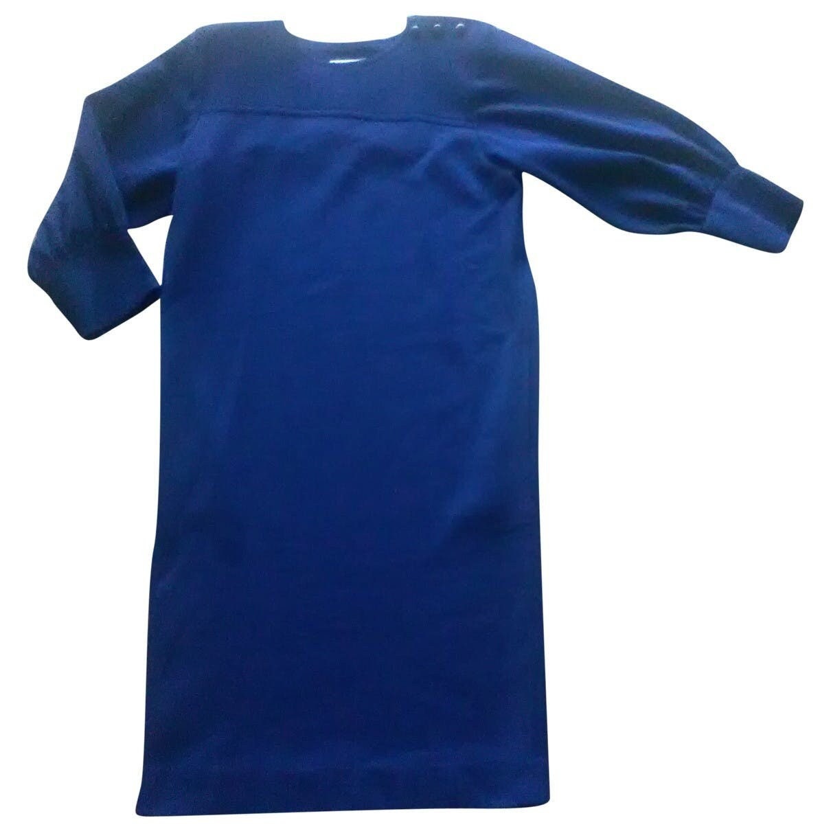 Louis Vuitton Monogram Crepe Short-sleeved Shirt Blue. Size M0