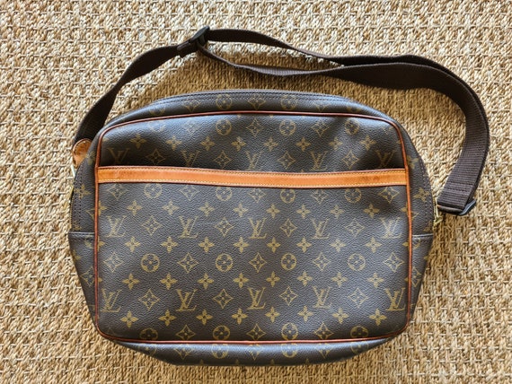 Vintage 1990s Louis VUITTON Brown Monogram Canvas Handbag 